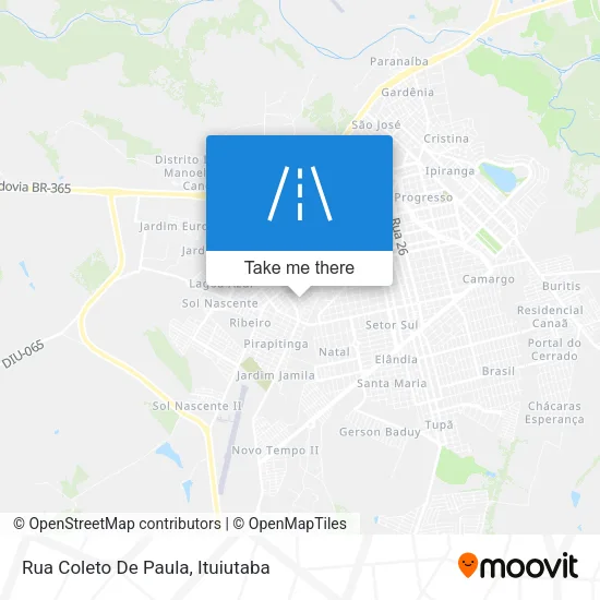 Rua Coleto De Paula map
