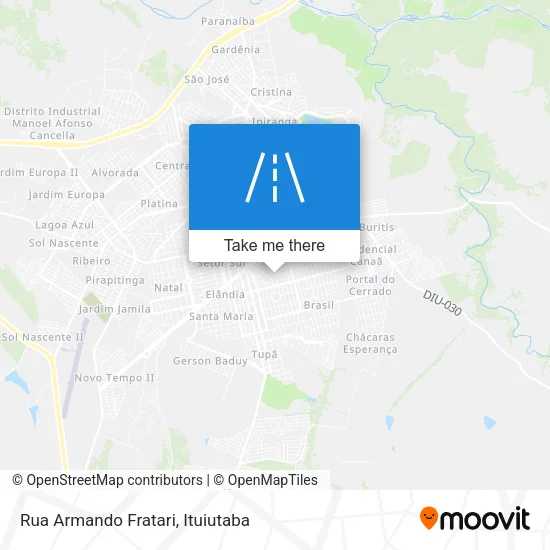 Rua Armando Fratari map