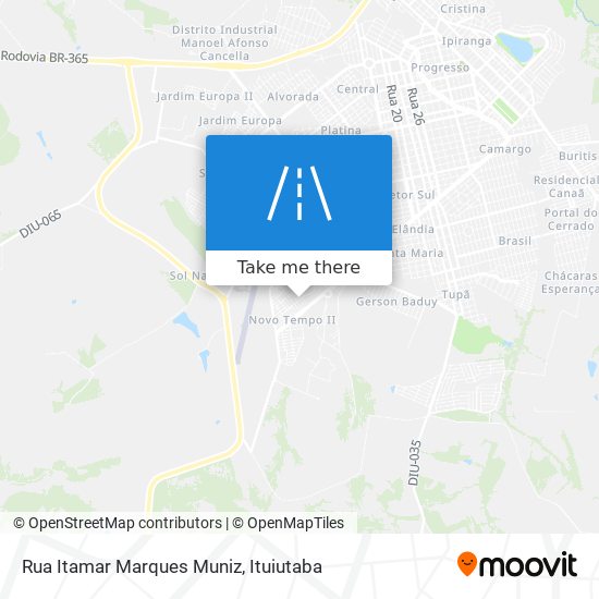 Mapa Rua Itamar Marques Muniz