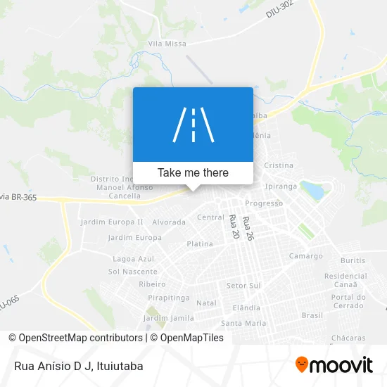 Rua Anísio D J map