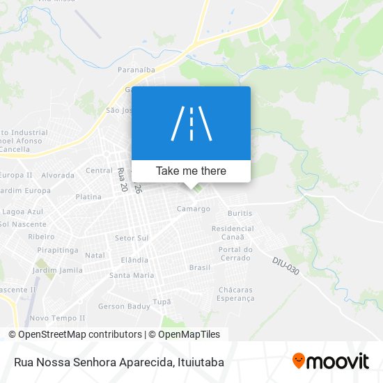 Rua Nossa Senhora Aparecida map