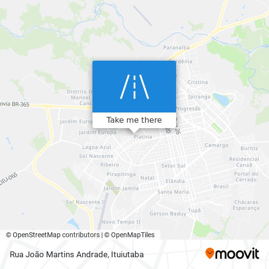 Rua João Martins Andrade map