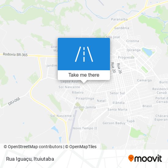 Rua Iguaçu map