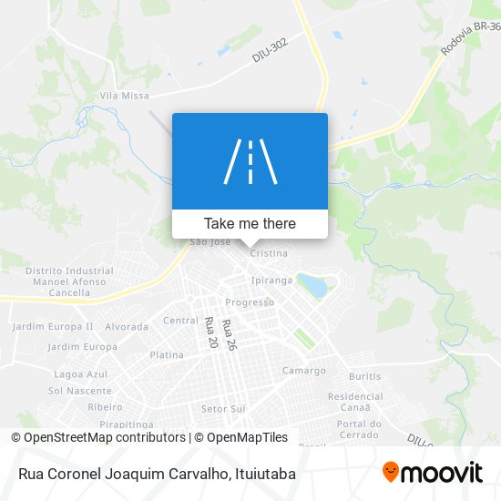 Rua Coronel Joaquim Carvalho map