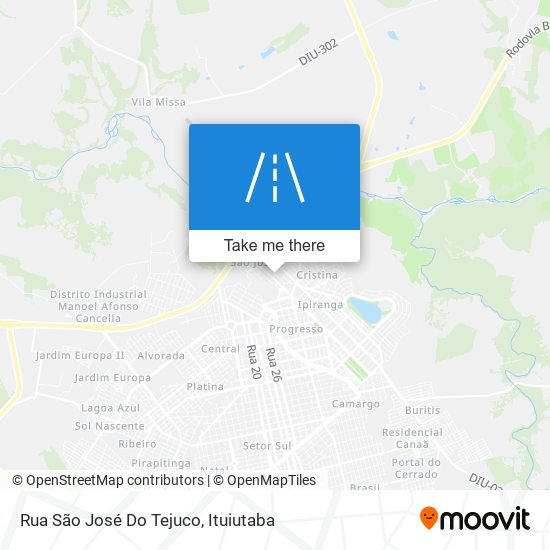 Rua São José Do Tejuco map