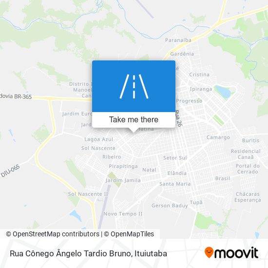 Rua Cônego Ângelo Tardio Bruno map