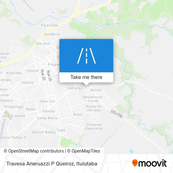 Travesa Aneruazzi P Queiroz map