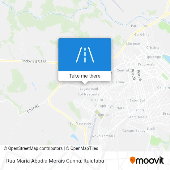 Rua Maria Abadia Morais Cunha map