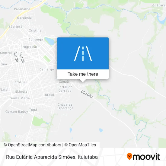 Rua Eulânia Aparecida Simões map