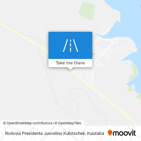 Rodovia Presidente Juscelino Kubitschek map