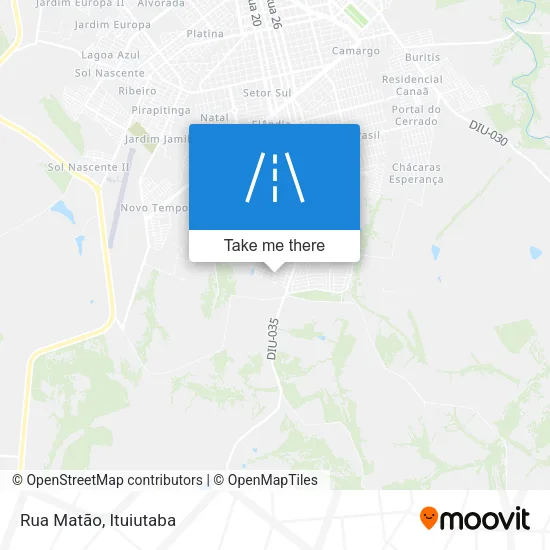 Rua Matão map