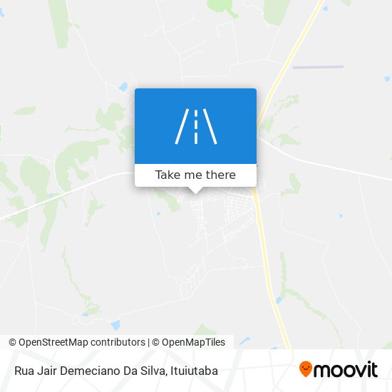Mapa Rua Jair Demeciano Da Silva