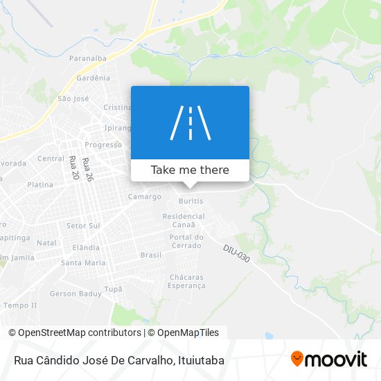 Rua Cândido José De Carvalho map