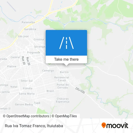 Rua Iva Tomaz Franco map