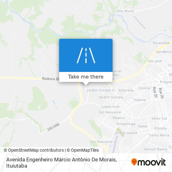 Avenida Engenheiro Márcio Antônio De Morais map