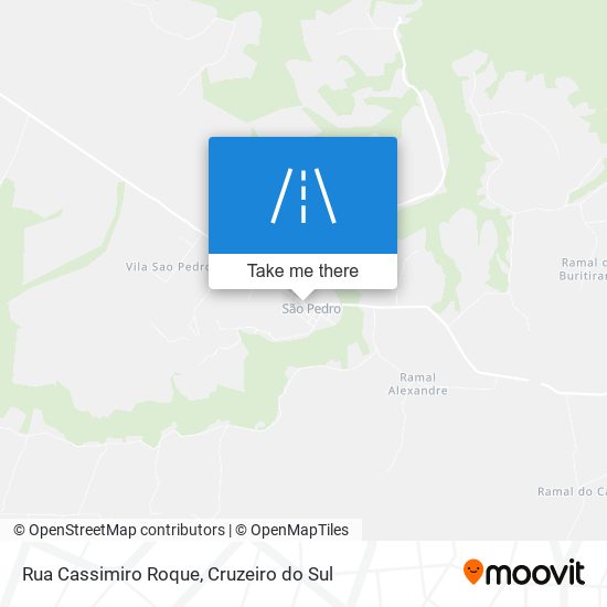 Rua Cassimiro Roque map