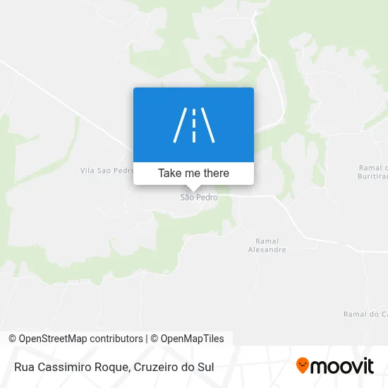 Rua Cassimiro Roque map
