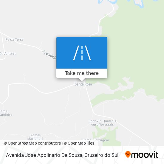 Mapa Avenida Jose Apolinario De Souza