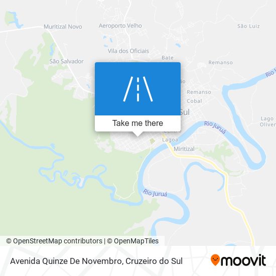 Mapa Avenida Quinze De Novembro