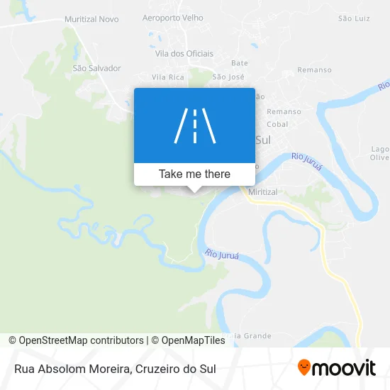 Rua Absolom Moreira map