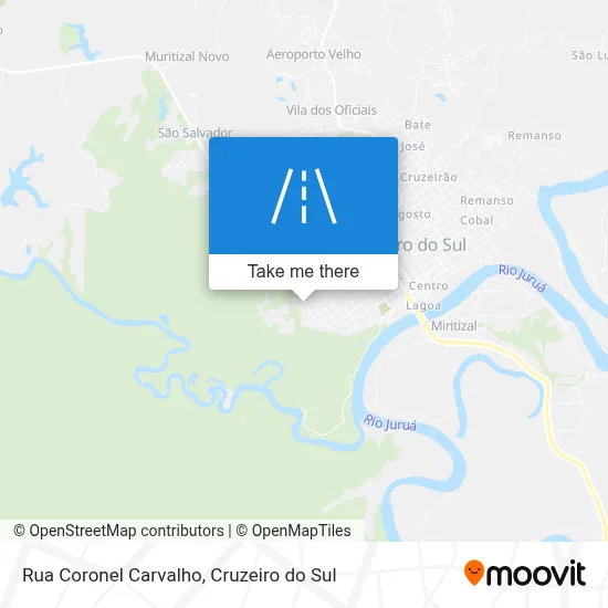 Rua Coronel Carvalho map
