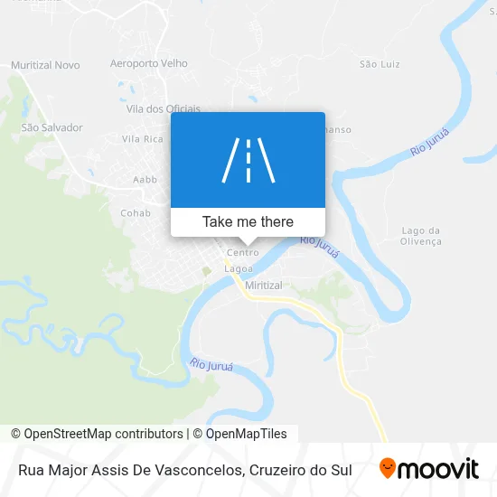 Rua Major Assis De Vasconcelos map