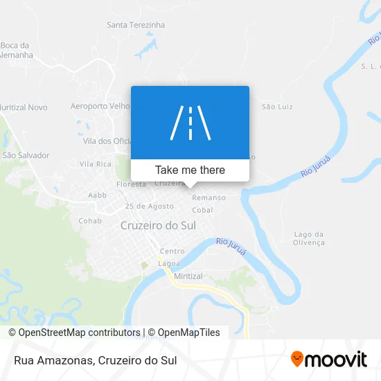 Rua Amazonas map