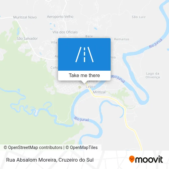 Rua Absalom Moreira map
