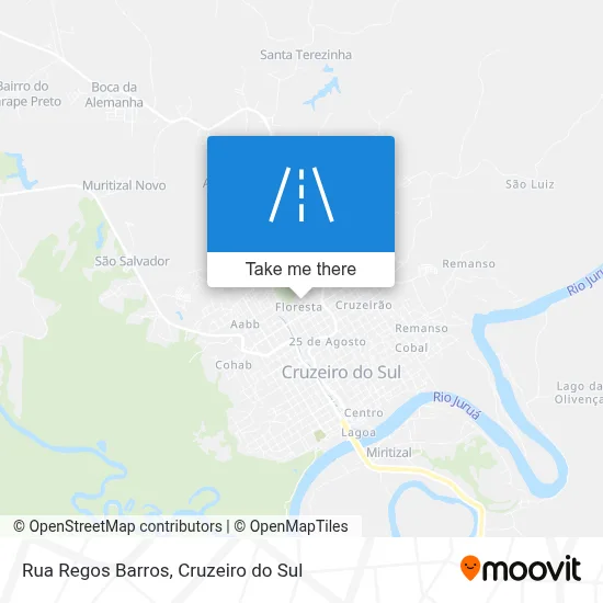 Rua Regos Barros map