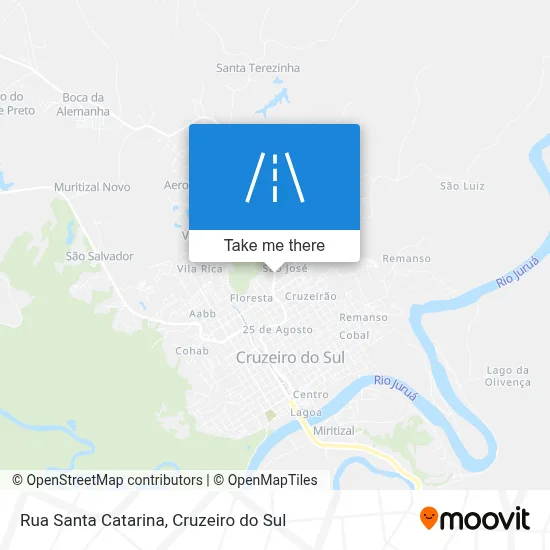 Rua Santa Catarina map