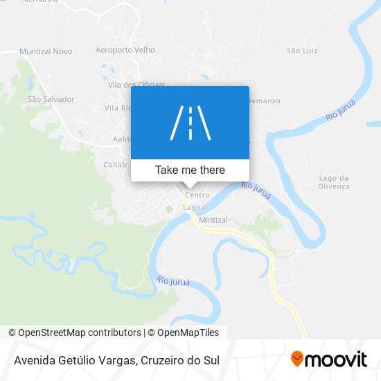 Mapa Avenida Getúlio Vargas