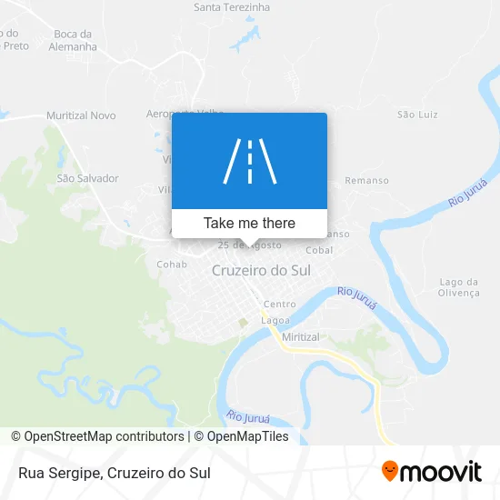 Rua Sergipe map