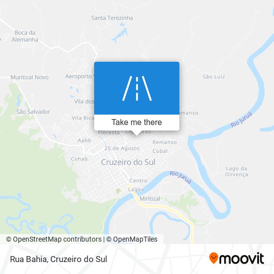 Rua Bahia map