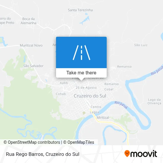 Rua Rego Barros map