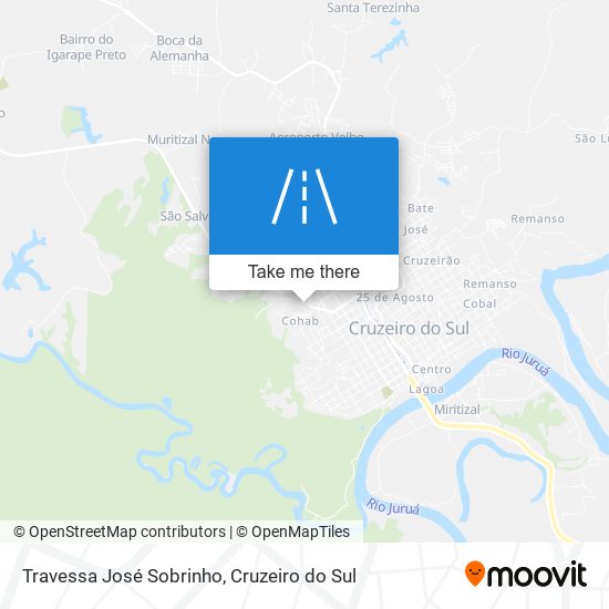 Mapa Travessa José Sobrinho