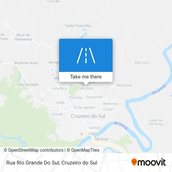 Rua Rio Grande Do Sul map
