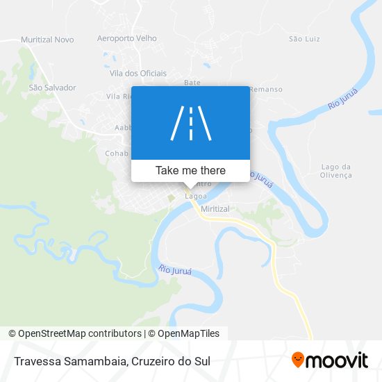 Mapa Travessa Samambaia