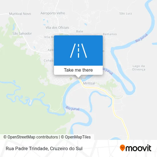 Rua Padre Trindade map