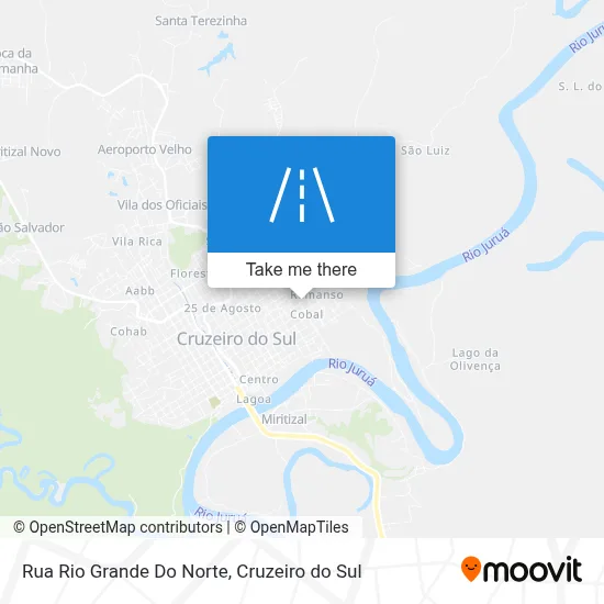 Rua Rio Grande Do Norte map