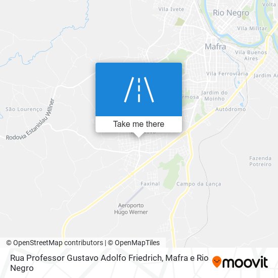 Rua Professor Gustavo Adolfo Friedrich map