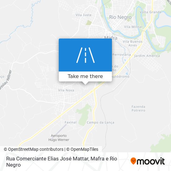 Mapa Rua Comerciante Elias José Mattar