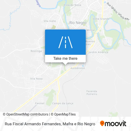 Rua Fiscal Armando Fernandes map