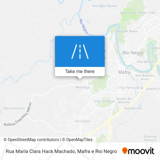 Rua Maria Clara Hack Machado map