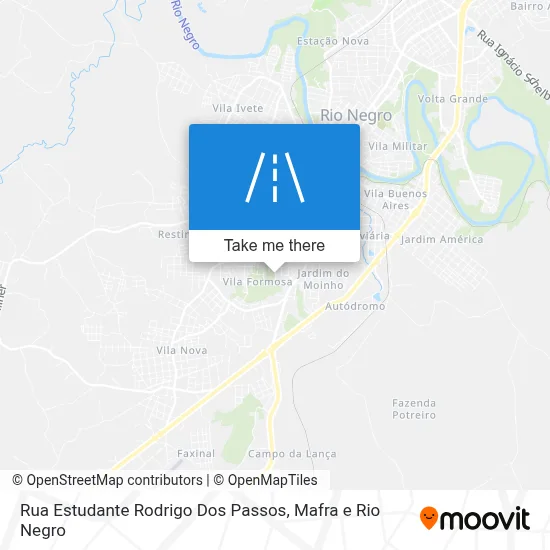 Rua Estudante Rodrigo Dos Passos map