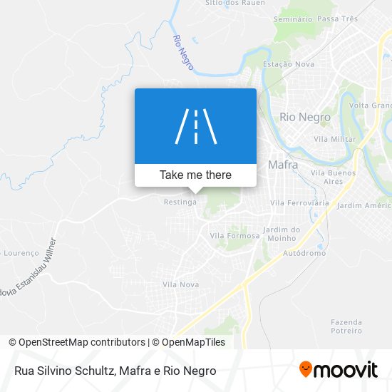 Mapa Rua Silvino Schultz