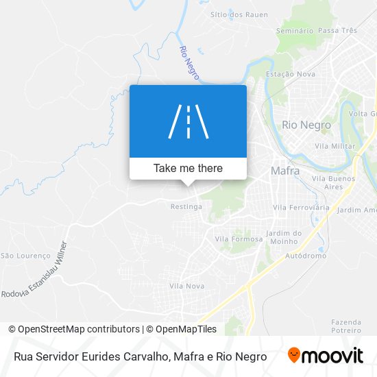 Rua Servidor Eurides Carvalho map