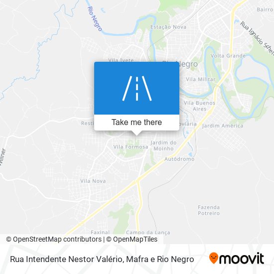 Rua Intendente Nestor Valério map