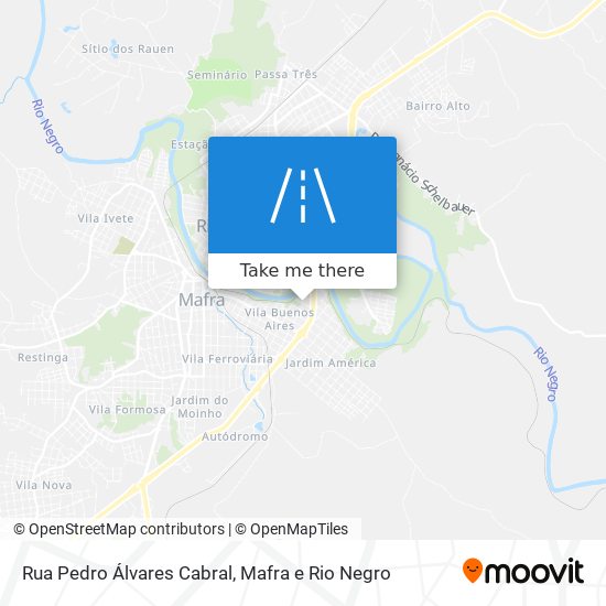 Rua Pedro Álvares Cabral map