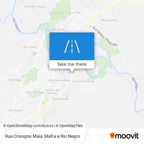 Rua Crisogno Maia map