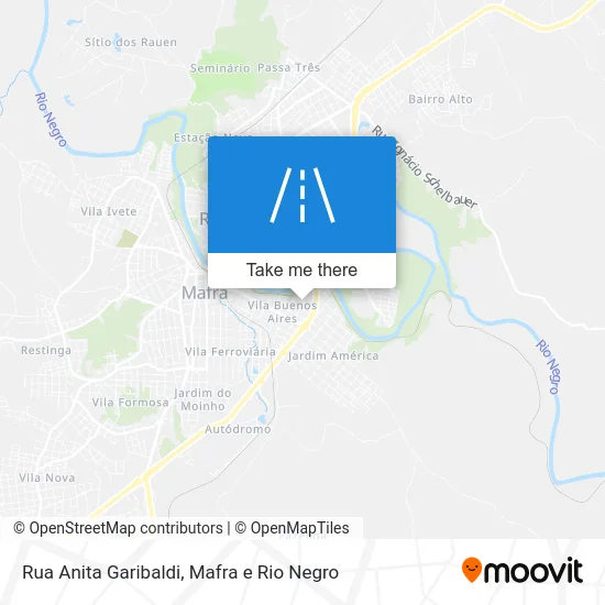 Rua Anita Garibaldi map